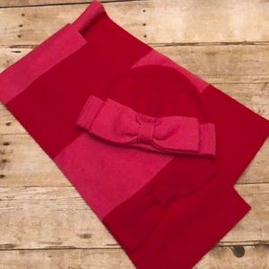 EUC Kate Spade hat/scarf set
